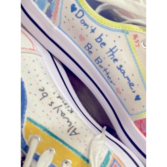 Keds womens /girls sneakers Artsy Painted size 6.5 NEW - Picture 2 of 12